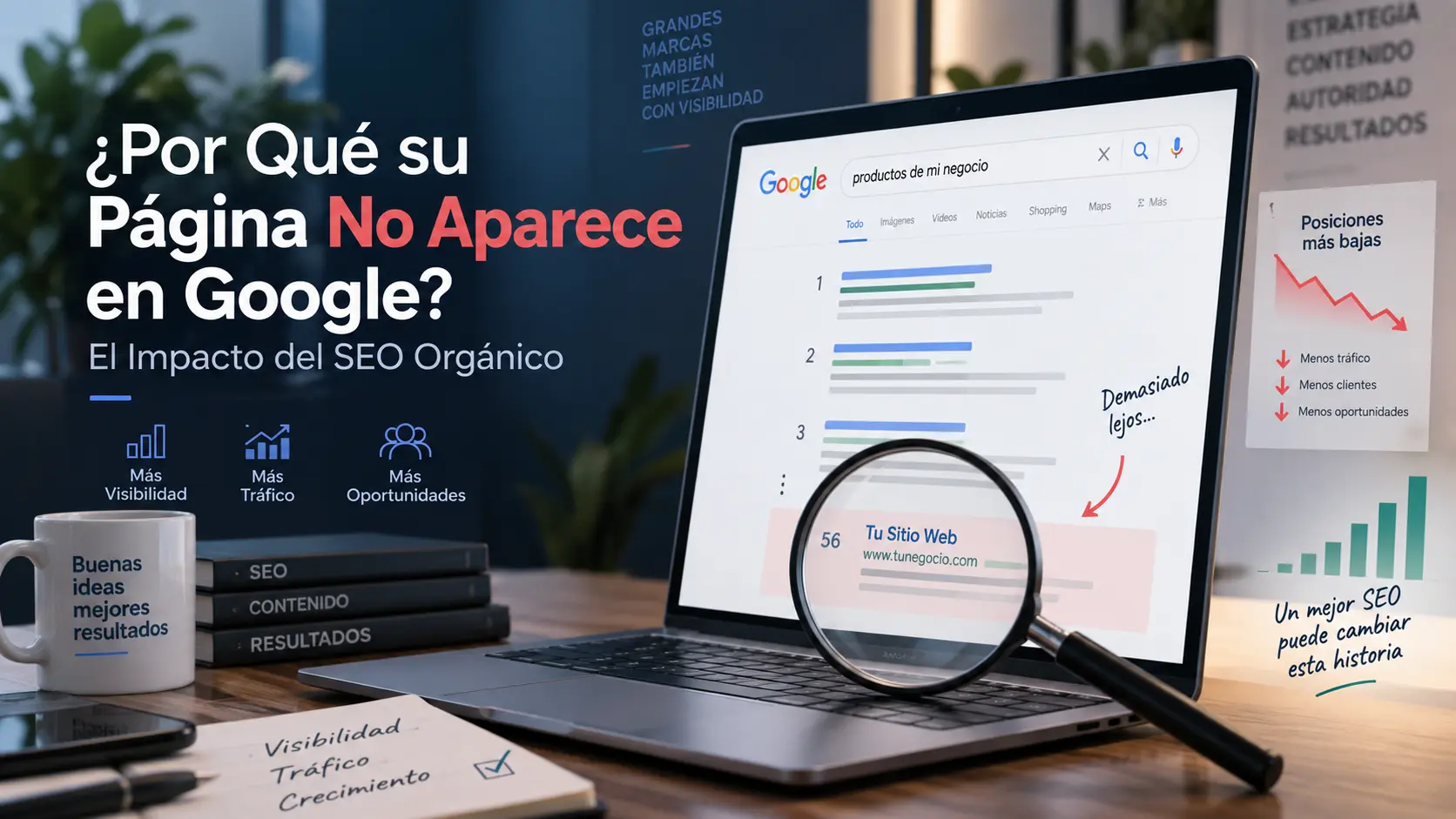¿Por Qué su Página No Aparece en Google? El Impacto del SEO Orgánico